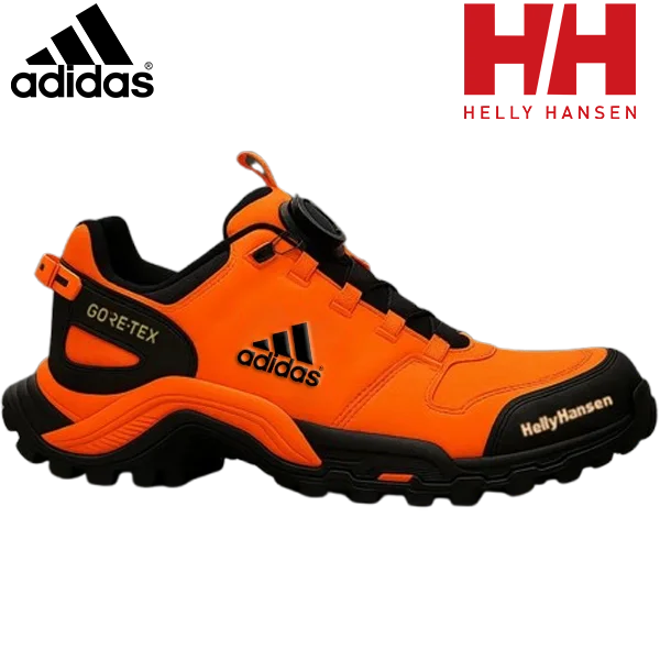 adidas&reg; in Helly Hansen sodelujeta pri ustvarjanju mo&scaron;kih delovnih &scaron;kornjev, odpornih proti prebadanju in trganju.