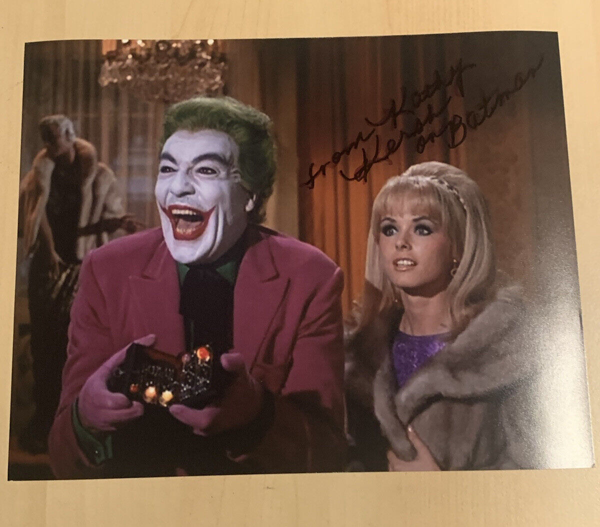 KATHY KERSH HAND SIGNED 8x10 Photo Poster painting BATMAN ACTRESS AUTOGRAPHED RARE AUTHENTIC COA