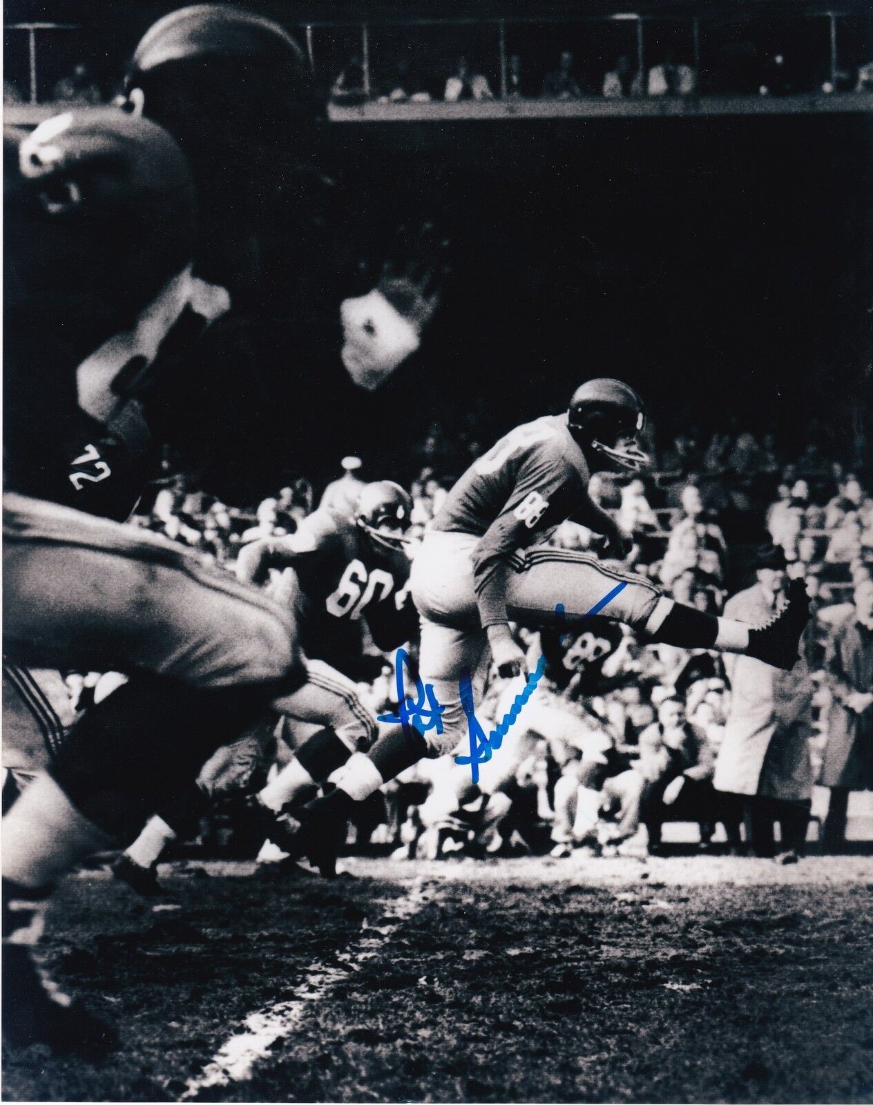 PAT SUMMERALL NEW YORK GIANTS ACTION SIGNED 8x10