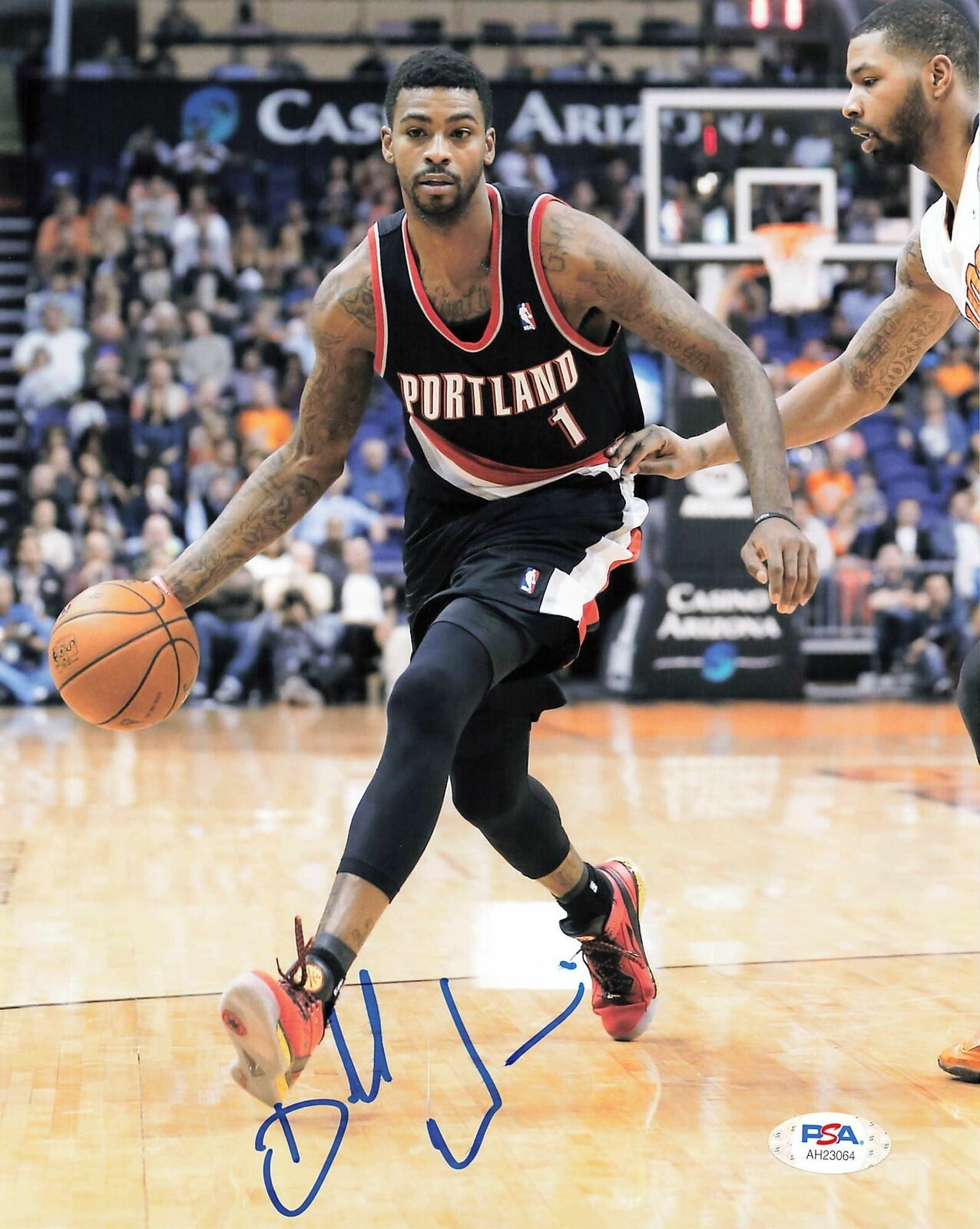 Dorell Wright signed 8x10 Photo Poster painting PSA/DNA Trailblazers Autographed