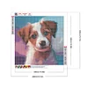 Diamond Painting -DIY Round Drill Pet Puppy（40x40cm）