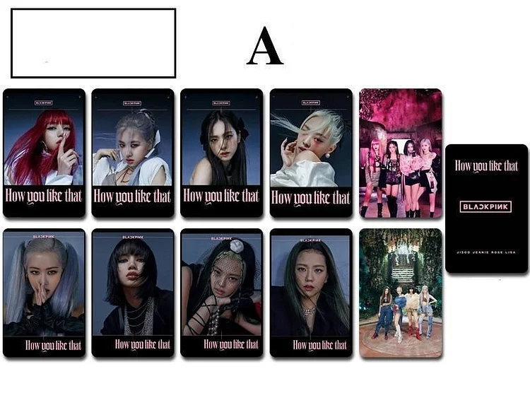 BLACKPINK Double-sided Round Corner Small Card