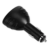 3 in1 Car Cigarette 12V Dual USB Charger LED Thermometer Voltmeter