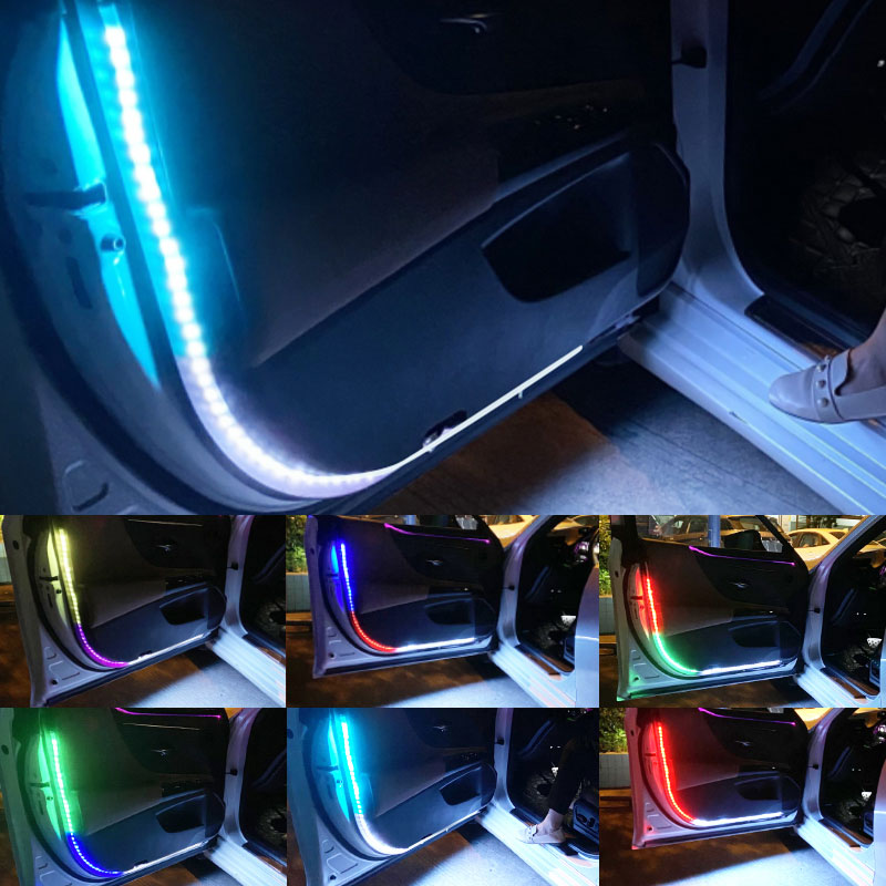 Car Door LED Light Strip RGB Warning Streamer Light Bar | 168DEAL