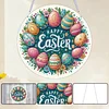 Easter 2D Flat DIY Hanging Diamond Art Ornament Home Window Pendant (Easter Egg)
