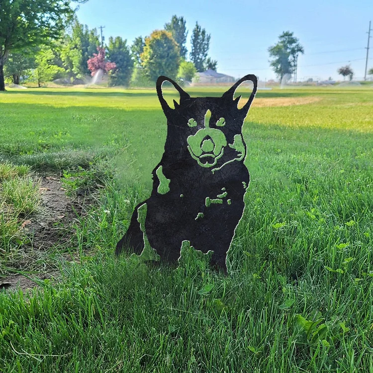 Corgi Metal Silhouette