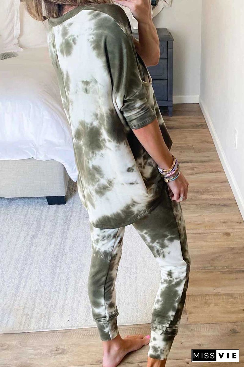 Fashion Casual Tie-Dye Sports Set