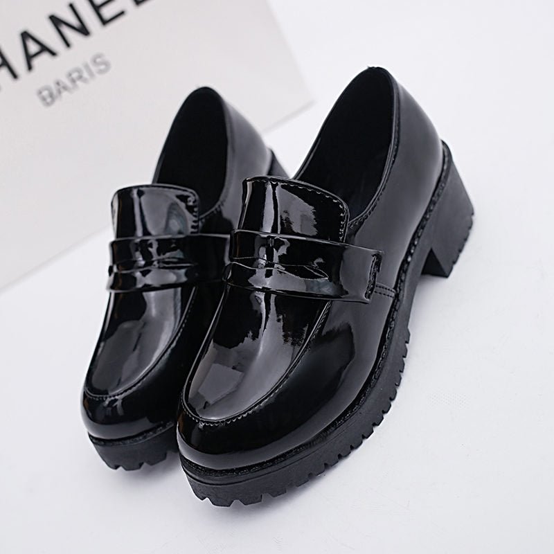 Cute Lolita Girl Women Maid Shoes Round Toe lolita Shoes Japanese JK High School Uniform Kawaii Anime Cosplay low Heel shoes