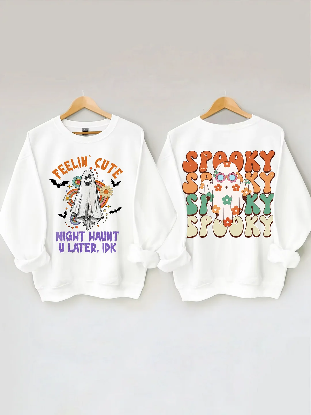 Feelin Cute Might Haunt U Later Sweatshirt