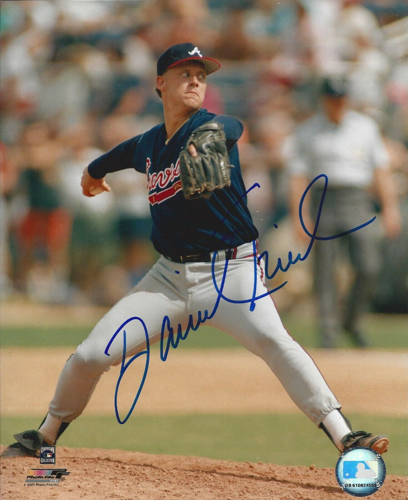 David Nied autographed 8x10 Atlanta Braves#4