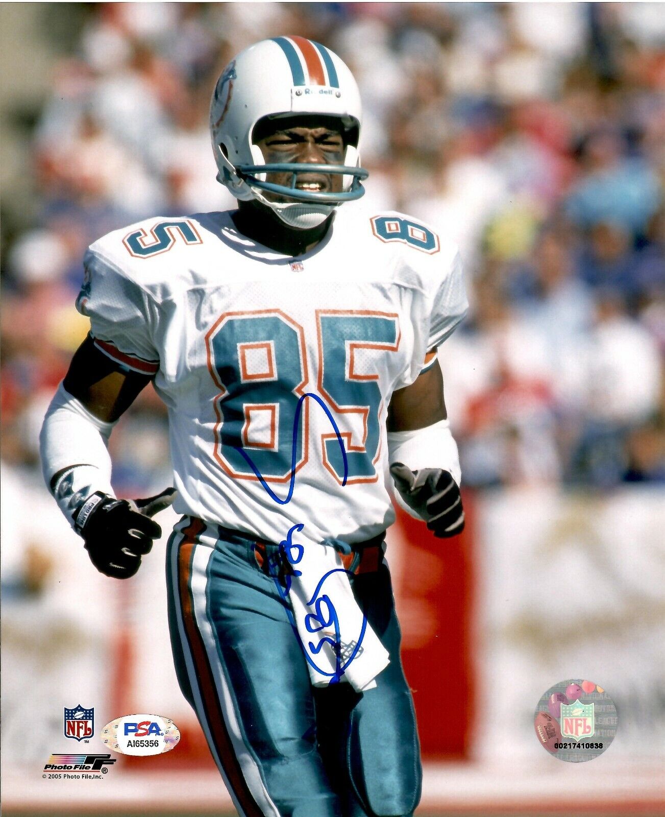 Mark Duper autographed signed 8x10 Photo Poster painting NFL Miami Dolphins PSA COA