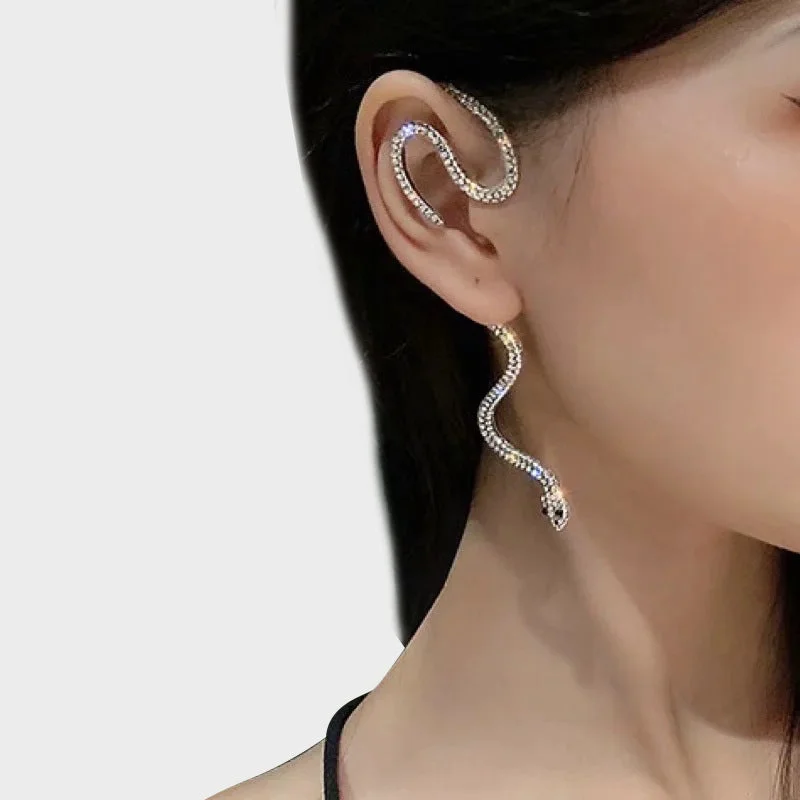 Snake Is Crawling Earrings