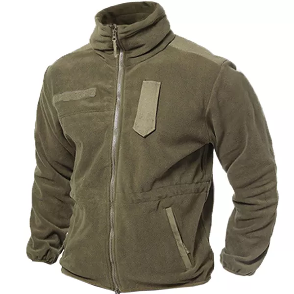 Mens Outdoor Tactical Warm Fleece Sports Jacket