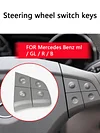 1 Pair Car Multi-function Keys 3 Colors 4 Buttons for Benz ML R B W164 W245 W251