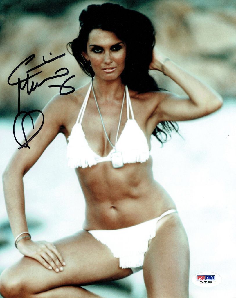 Caroline Munro Signed Sexy Authentic Autographed 8x10 Photo Poster painting PSA/DNA #X47186