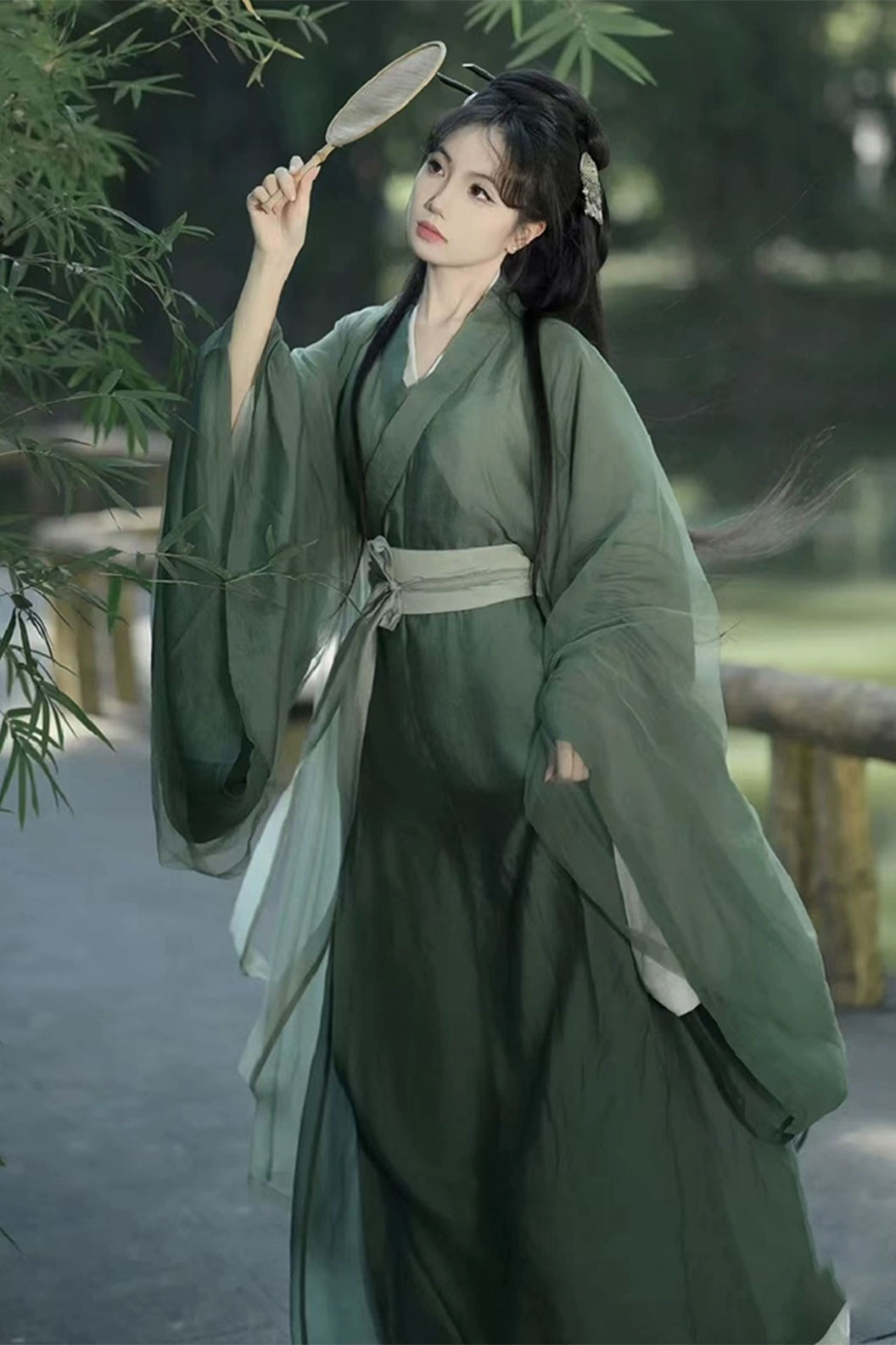 Wei Jin dynasty hanfu Celestial Grace hanfu dress ethereal - yanqi 烟栖 Stupa Stones