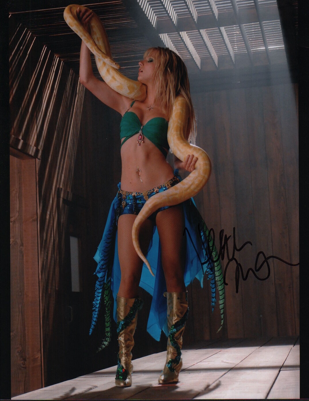 Heather Morris (Glee) signed 11x14 Photo Poster painting