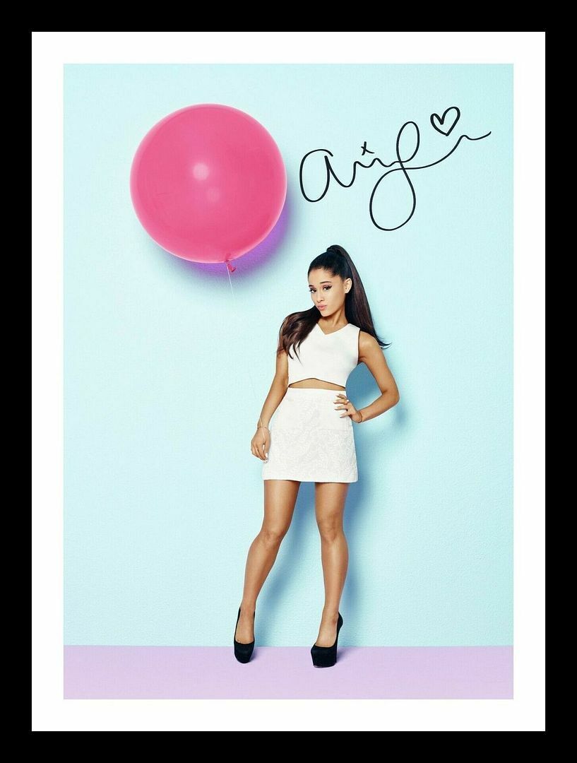 Ariana Grande Autograph Signed & Framed Photo Poster painting 17