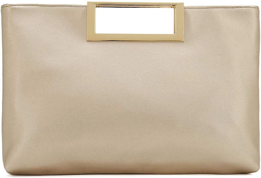 women's Fashion PU Leather Handbag Stylish Convertible Clutch Purse