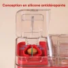 Pilulier portable double face avec s&eacute;parateur de pilules
