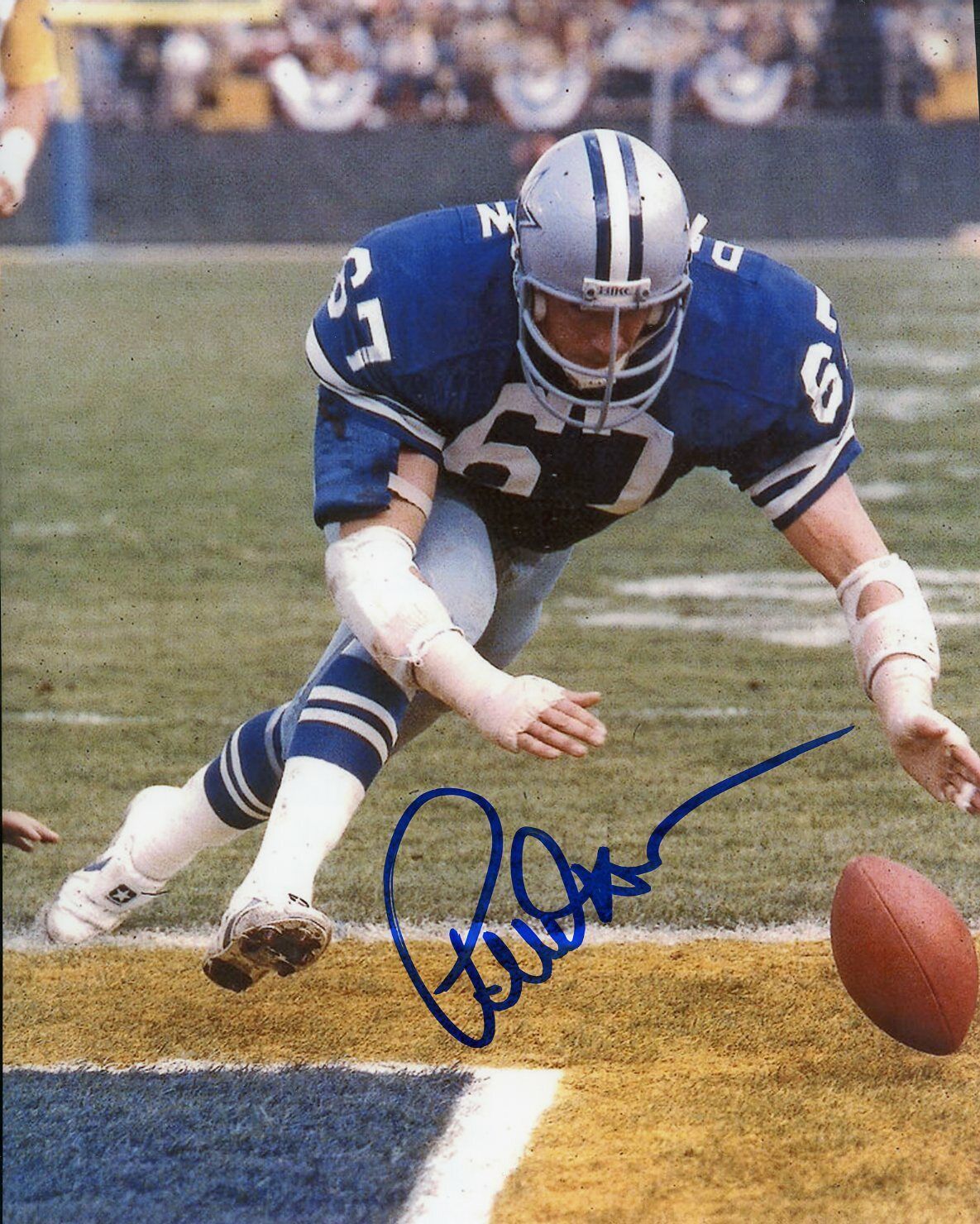 Pat Donovan autographed 8x10 Dallas Cowboys #2