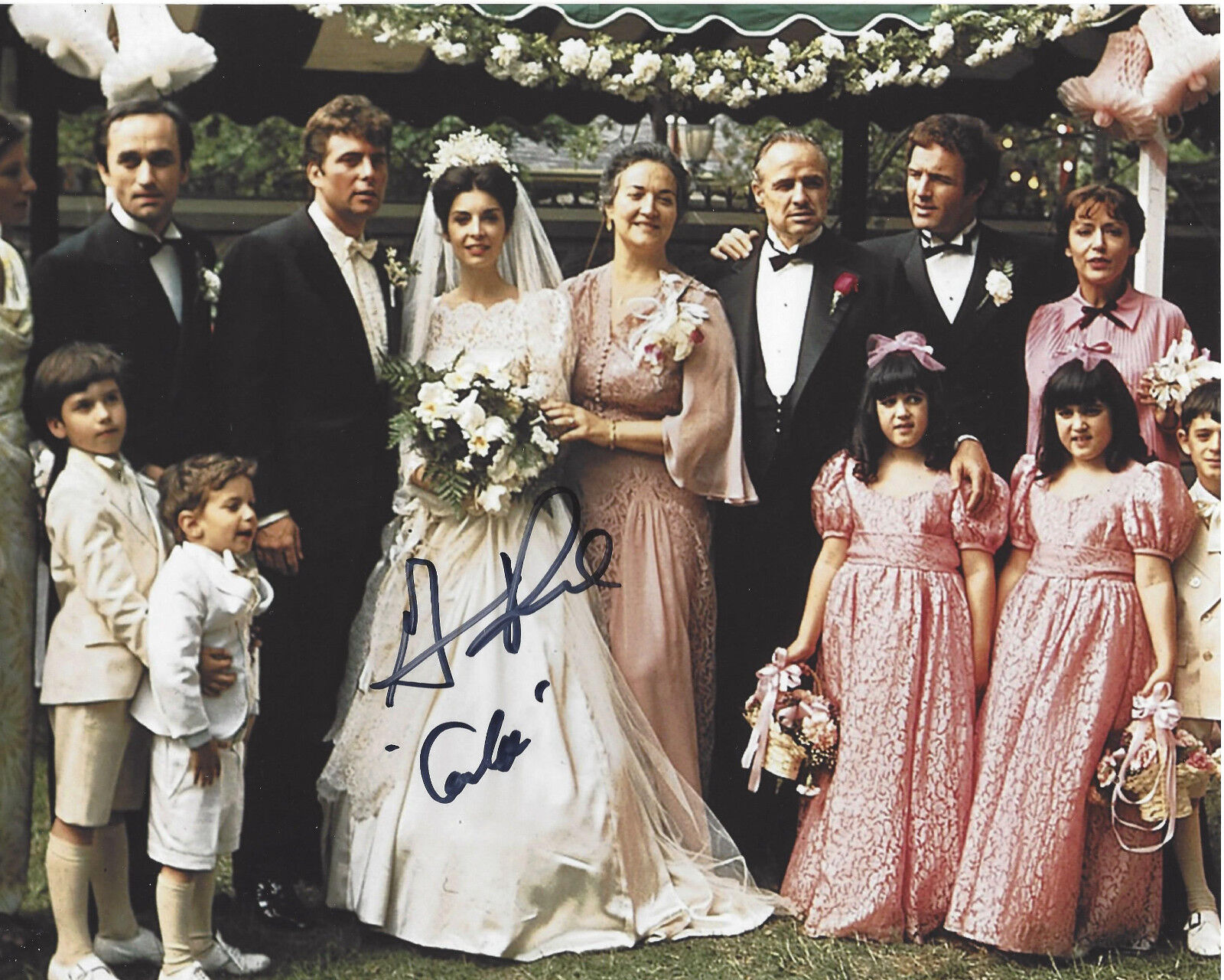 GIANNI RUSSO SIGNED AUTHENTIC 'THE GODFATHER' CARLO 8x10 Photo Poster painting F w/COA ACTOR