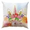 5D Mosaic Diamond Painting Pillow Case Drilling Pillow Cover DIY Resin Kit