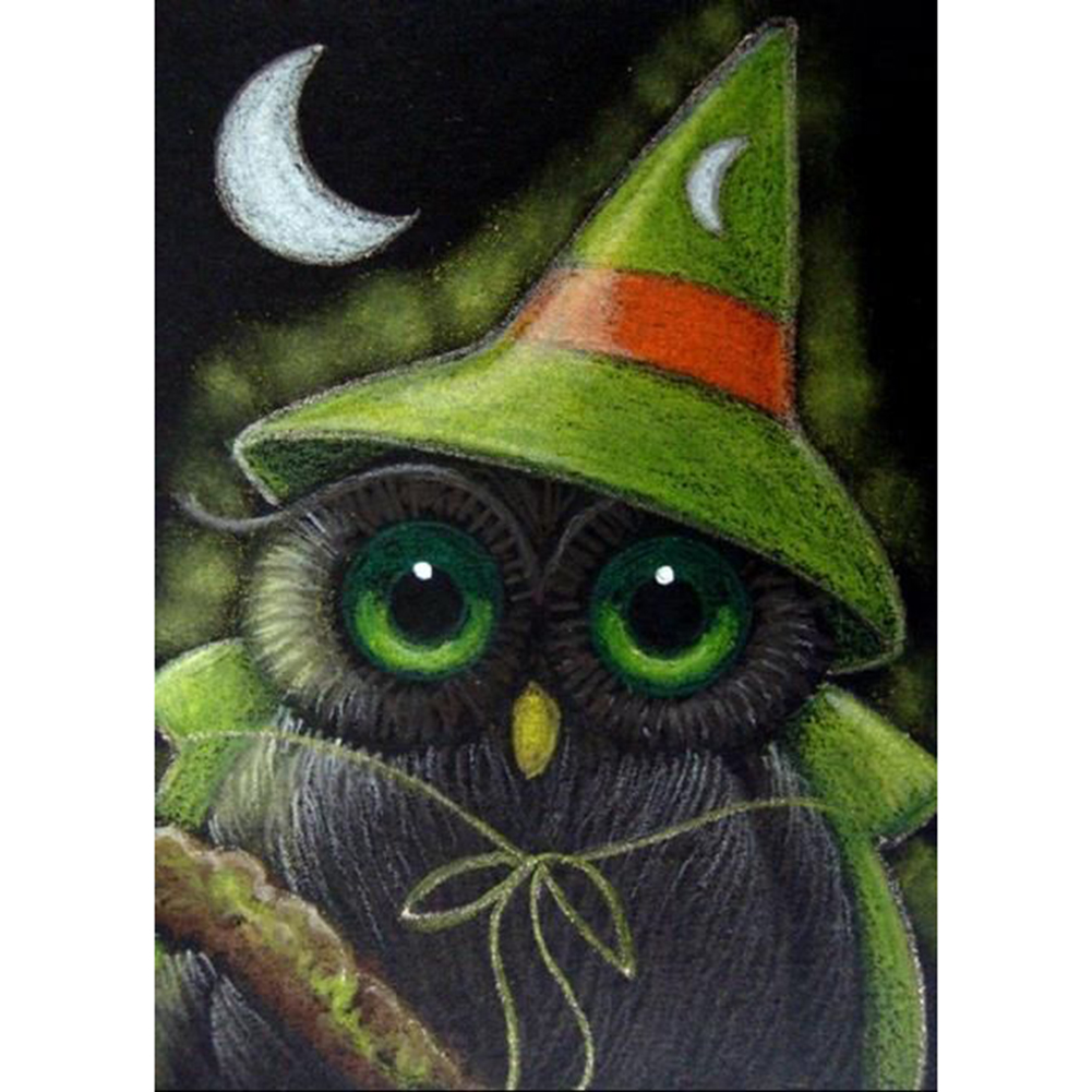 

Owl - Round Drill Diamond Painting - 30*40CM, 501 Original