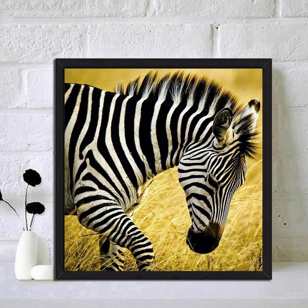 Diamond Painting - Full Round - Zebra