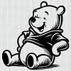 Winnie The Pooh Silhouette-11CT Stamped Cross Stitch 40*40cm tapestrymarket