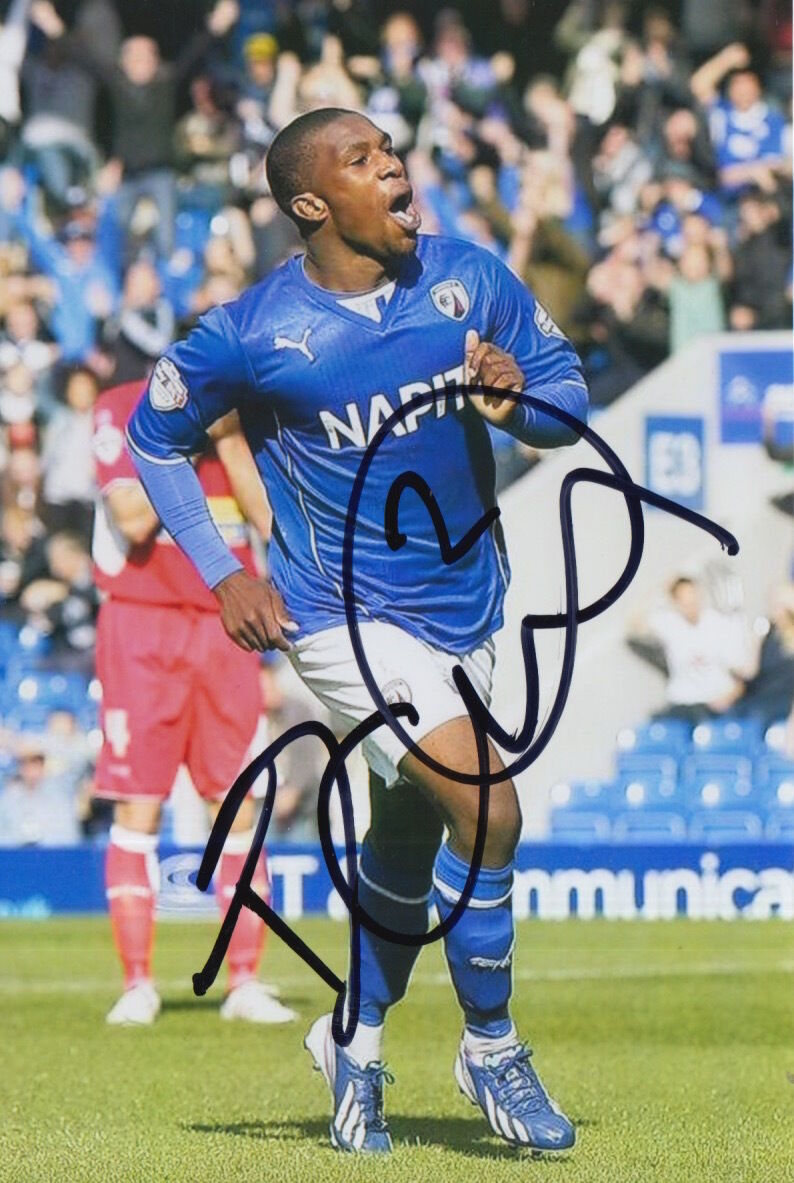 CHESTERFIELD HAND SIGNED TENDAYI DARIKWA 6X4 Photo Poster painting.