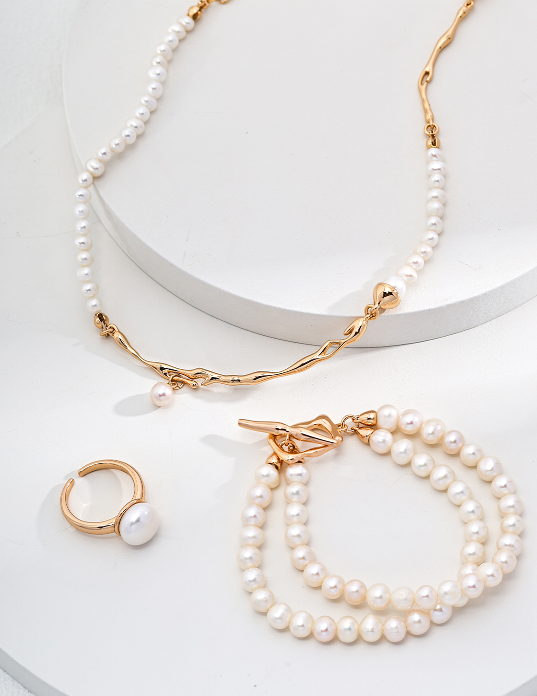  Freshwater Pearl 3-Piece Jewelry Set