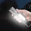 4Pcs XPE+COB LED Camping 300LM Flashlight Zoomable Bright Torch USB-C Lantern