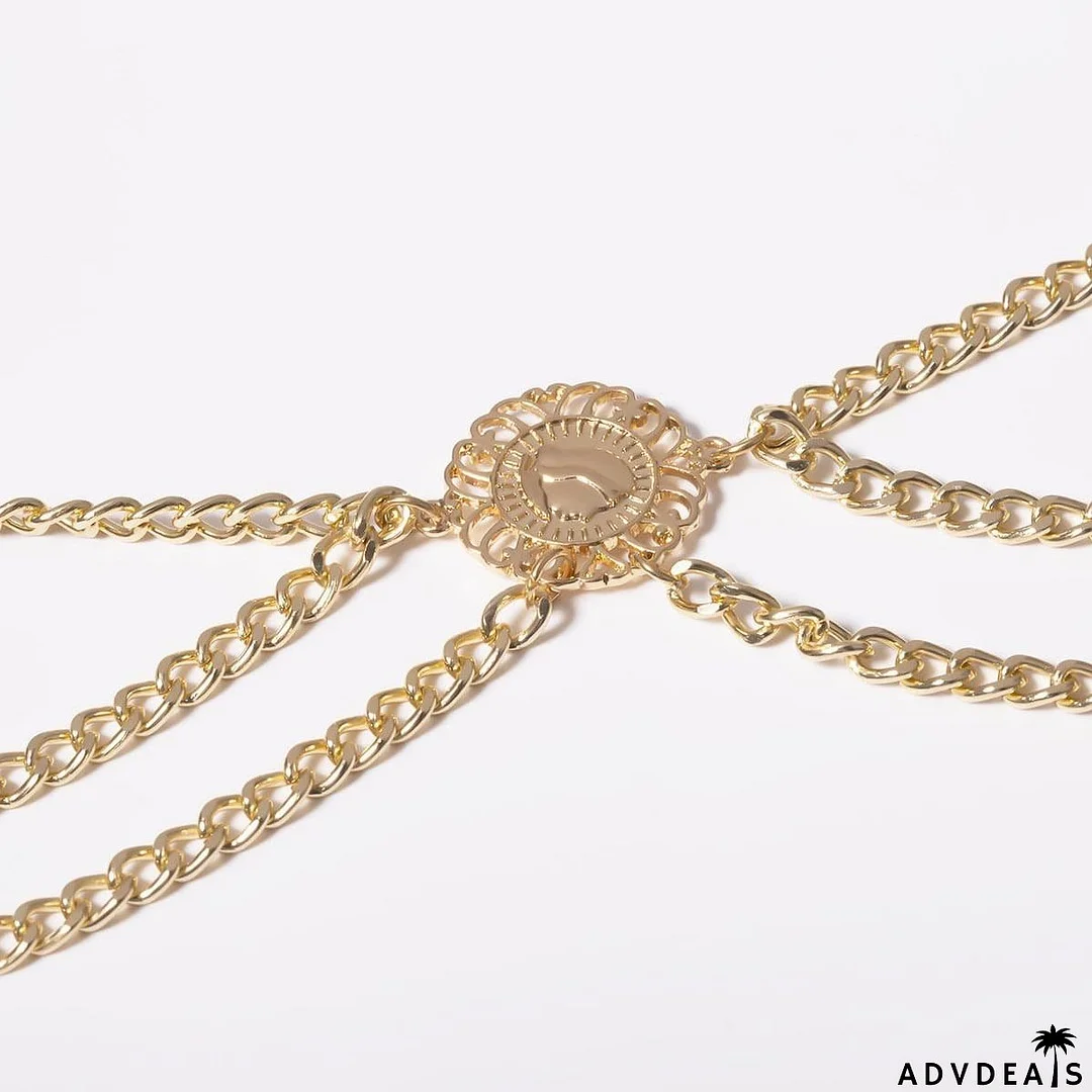 waist pendant Cross chain