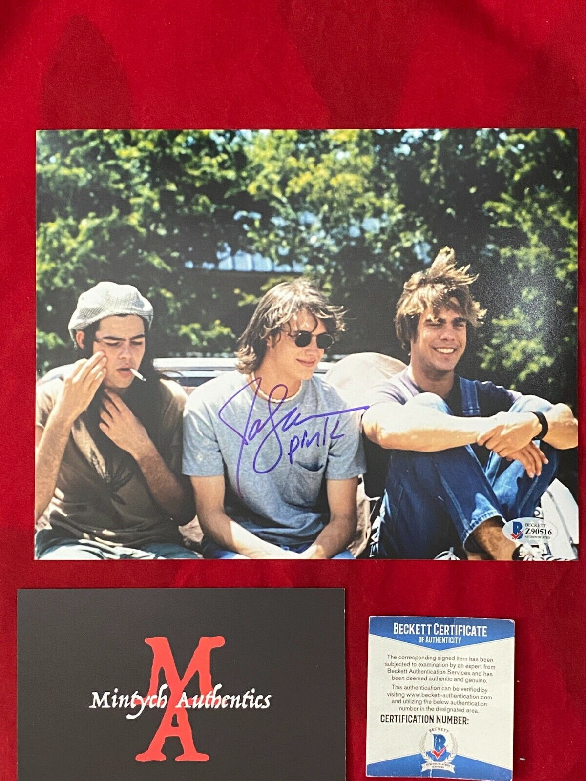 JASON LONDON AUTOGRAPHED SIGNED 8x10 Photo Poster painting! DAZED AND CONFUSED! BECKETT COA!