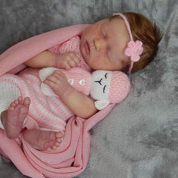 17'' Lifelike Huggable Reborn Baby Real Looking Silicone Doll SweetHouse  Reborns® Vivien