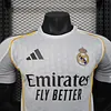 Joyfball 2025/2026 Player Version Real Madrid Home Football Jersey（The player version jersey is a bit tight, please pay attention to the size selection）