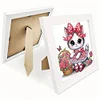5D DIY Partial Special Shaped Drill Diamond Painting Cat Wall Decor 19.2x19.2cm