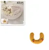 2 In 1 Dog And Cat Bed Pet Winter Bed Round Plush Warm Bed House Soft Long Plush Pets Bed Pet Products