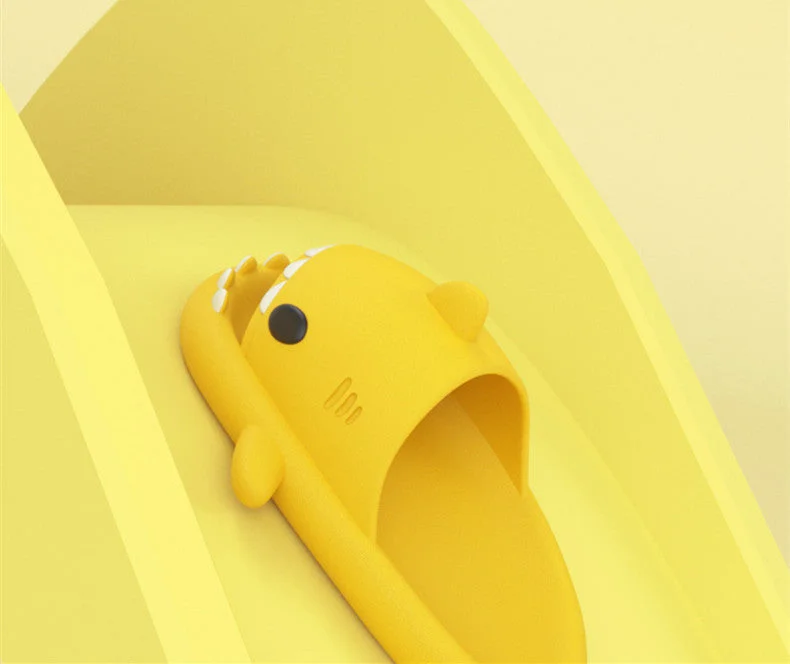 Man Women Shark Slippers Summer Adult Couple Slippers Indoor And Outdoor Funny Home Shoes Lovely Cartoon Cute Animal Slipper