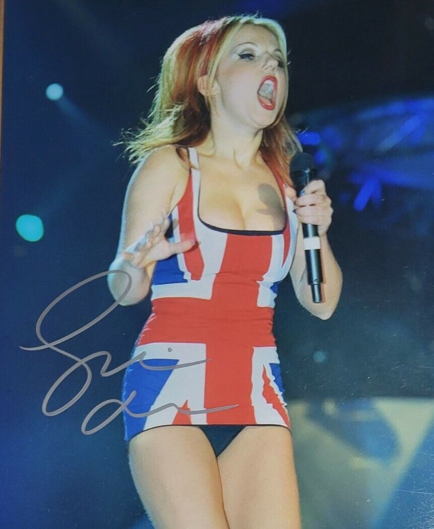 Geri Halliwell Authentic Autographed 8x10 Photo Poster painting w/ COA