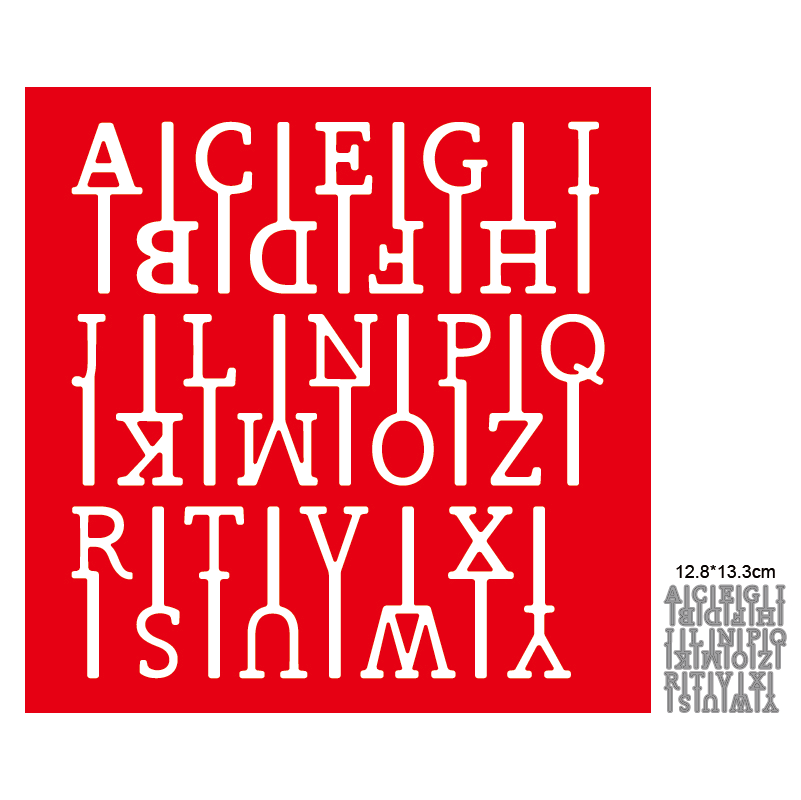 Craft Dies Metal Cutting Dies Cut Die Mold Alphabets Letter Number Scrapbooking Dies Paper Knife Mould Blade Punch Stencils Dies