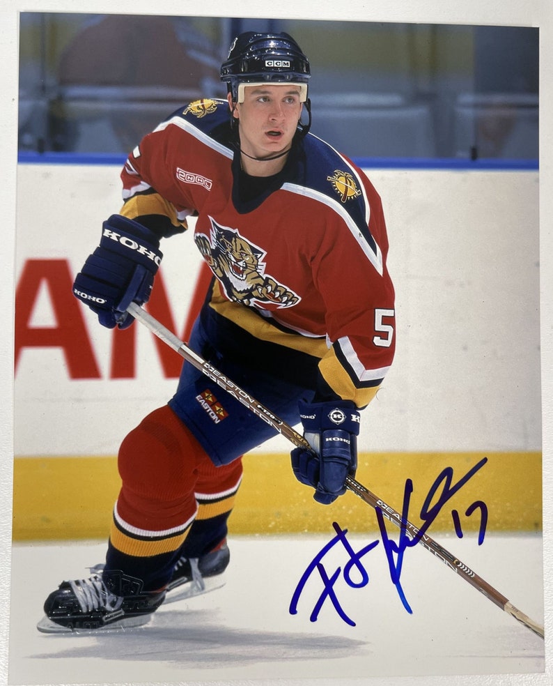 Filip Kuba Signed Autographed Glossy 8x10 Photo Poster painting Florida Panthers - COA Matching Holograms