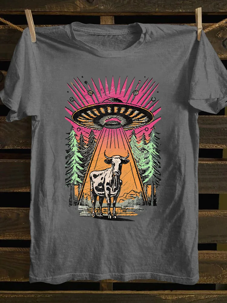 UFO Cow Abduction T-shirt