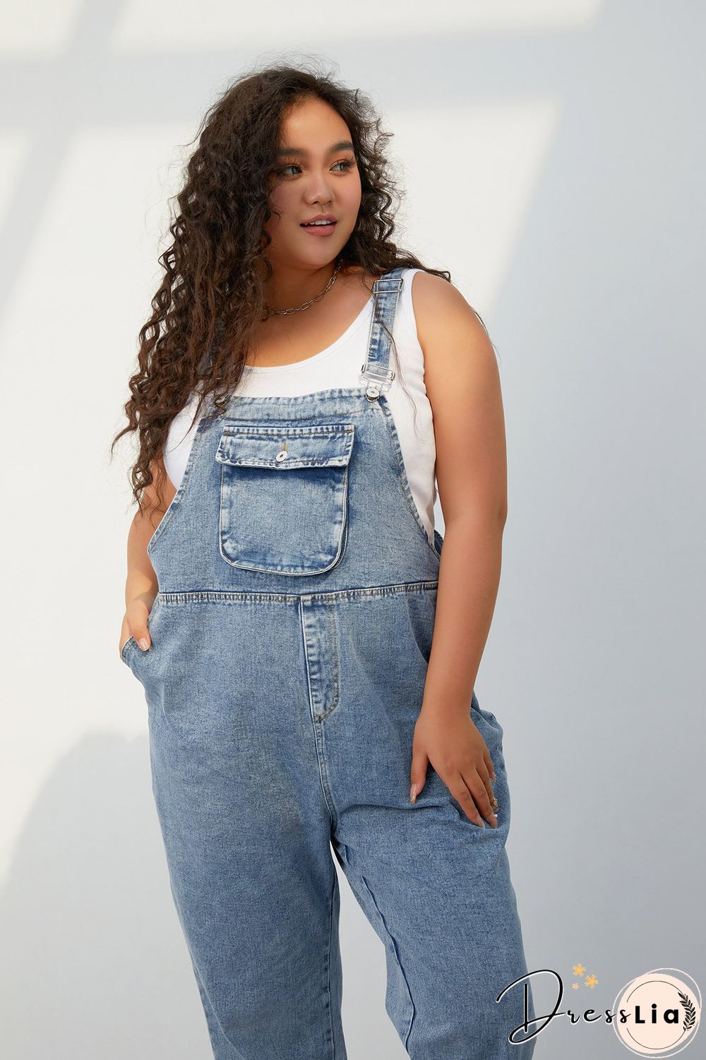 Blue Denim Dungarees P10253