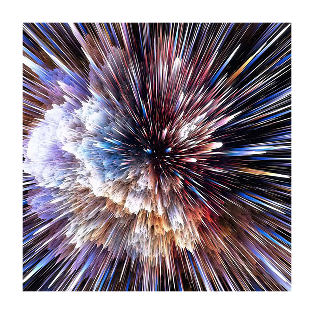 

30*30CM - Round Drill Diamond Painting - Fireworks, 501 Original