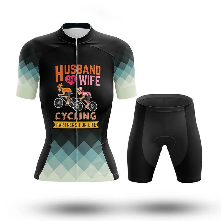 Husband And Wife Cycling Women's Short Sleeve Cycling Kit