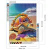 >SALE<5D DIY Full Round Drill Diamond Painting Kit Beach Turtle Decoration (sz4245)
