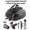 Bike Rack Bag with Reflector & Shoulder Strap Bicycle Trunk Pannier Bicycle Bag