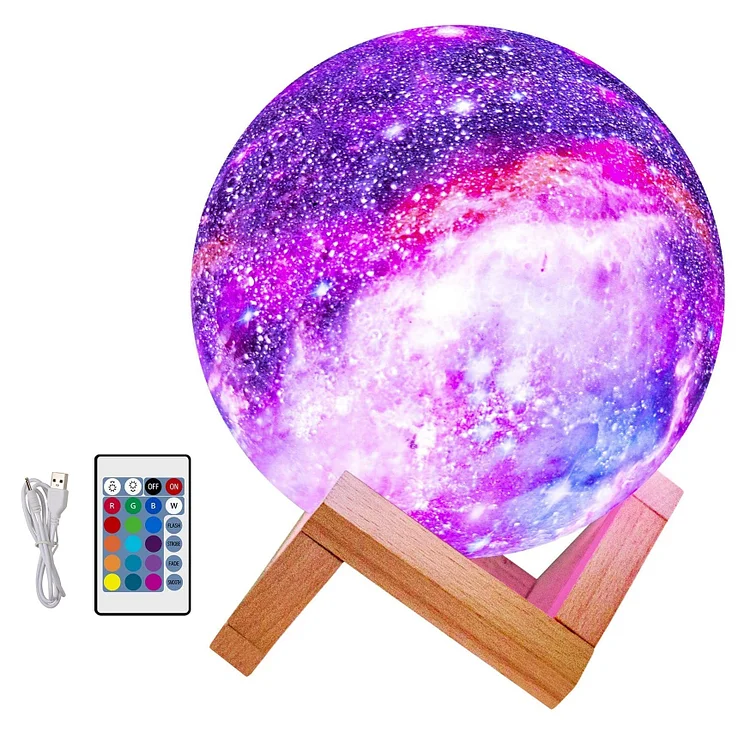 Moon Galaxy LED Lamp 5.9 inch 16 Colors